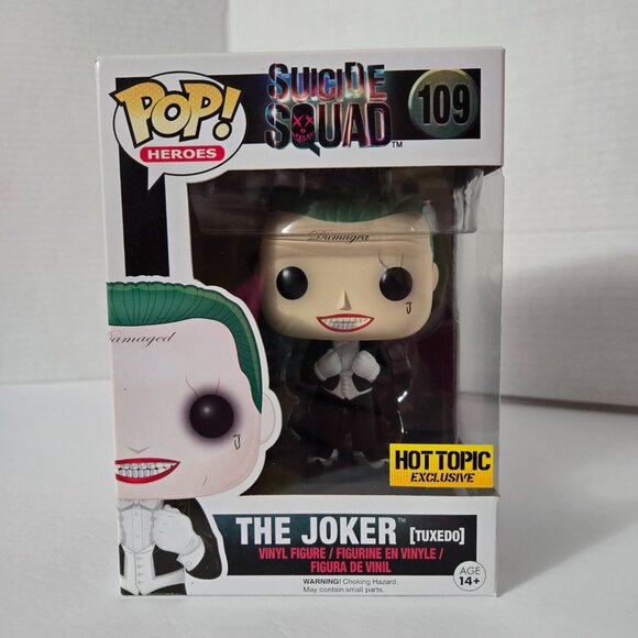 Funko Other - Pop! Heroes - Suicide Squad - The Joker (Tuxedo) - #109 (Hot Topic Exclusive)